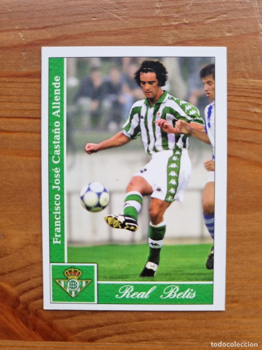 Football Stickers: 390 CASTA&Ntilde;O (Real Betis). Las Fichas de la Liga 2001 2002 01 02 (Mundicromo)