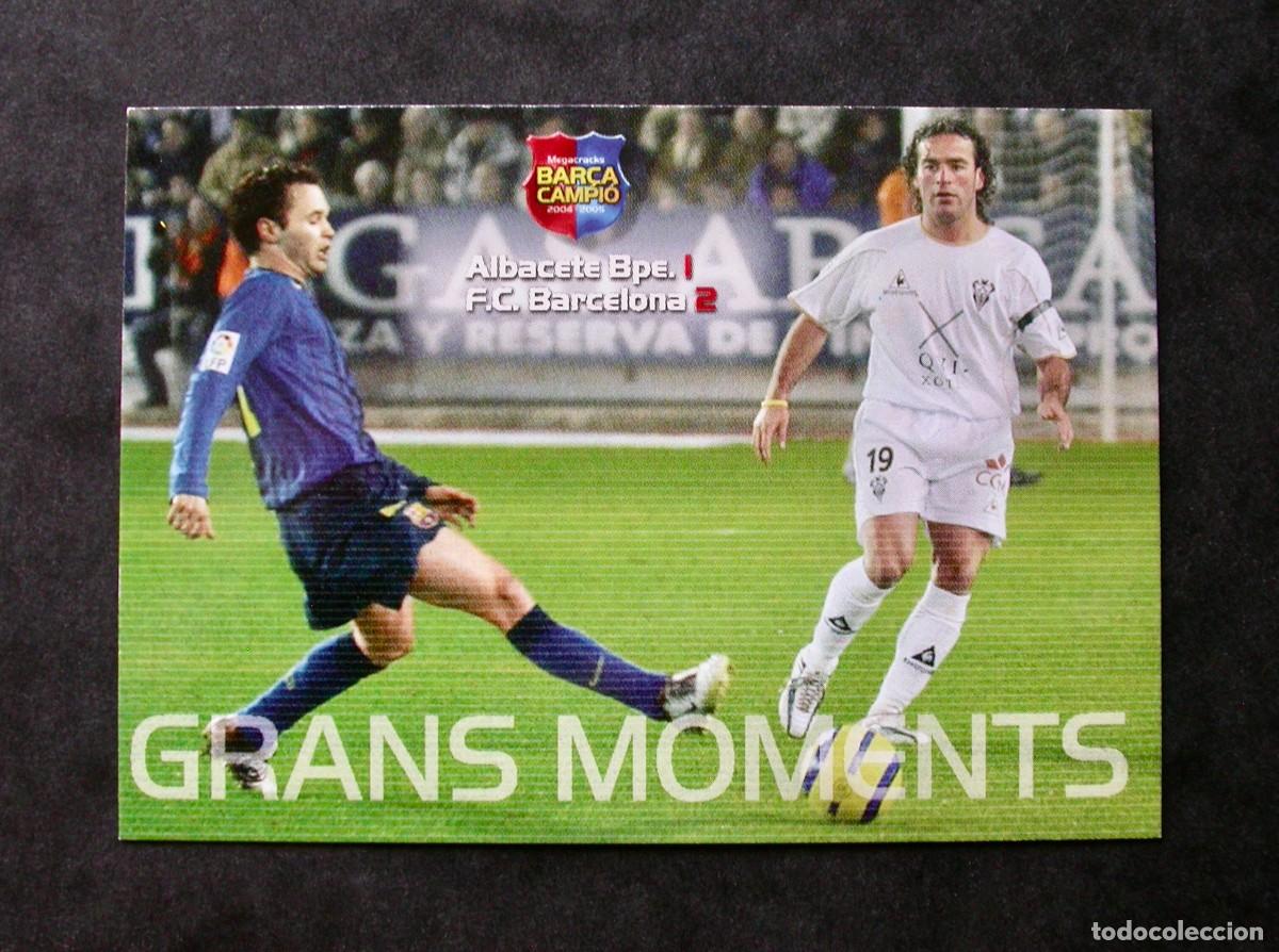 Football Stickers: 112 GRANS MOMENTS / FC BARCELONA / MEGACRACKS BAR&Ccedil;A CAMPI&Oacute; 2004-2005 04-05 / PANINI