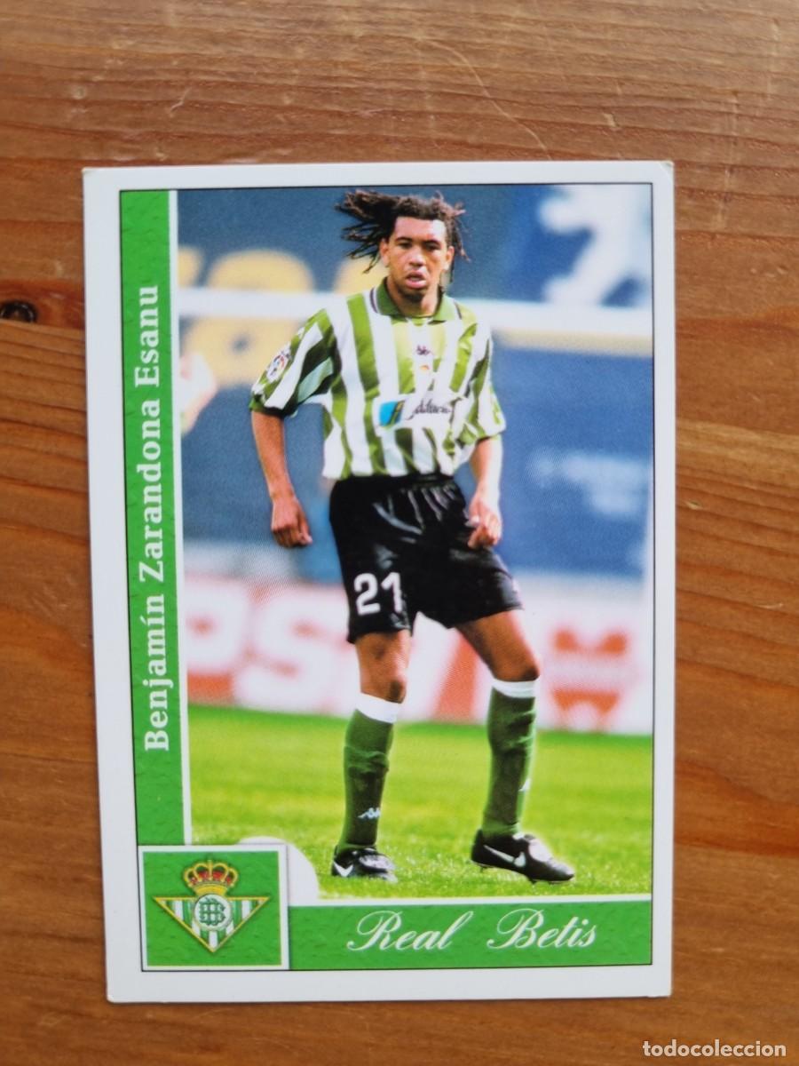 Cromos de Futebol: 392 BENJAM&Iacute;N (Real Betis). Las Fichas de la Liga 2001 2002 01 02 (Mundicromo)