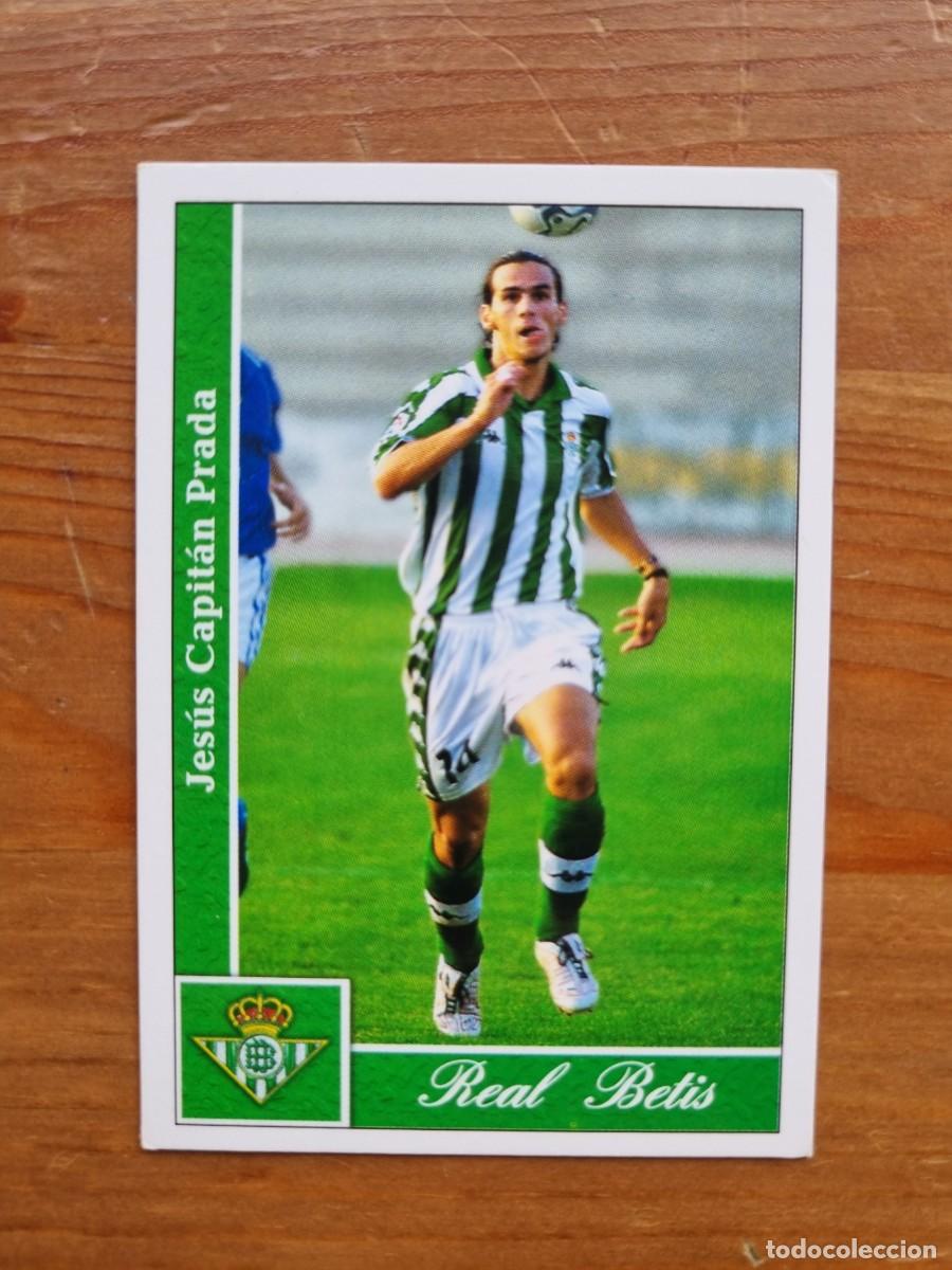 Cromos de f&uacute;tbol: 393 CAPI (Real Betis). Las Fichas de la Liga 2001 2002 01 02 (Mundicromo)