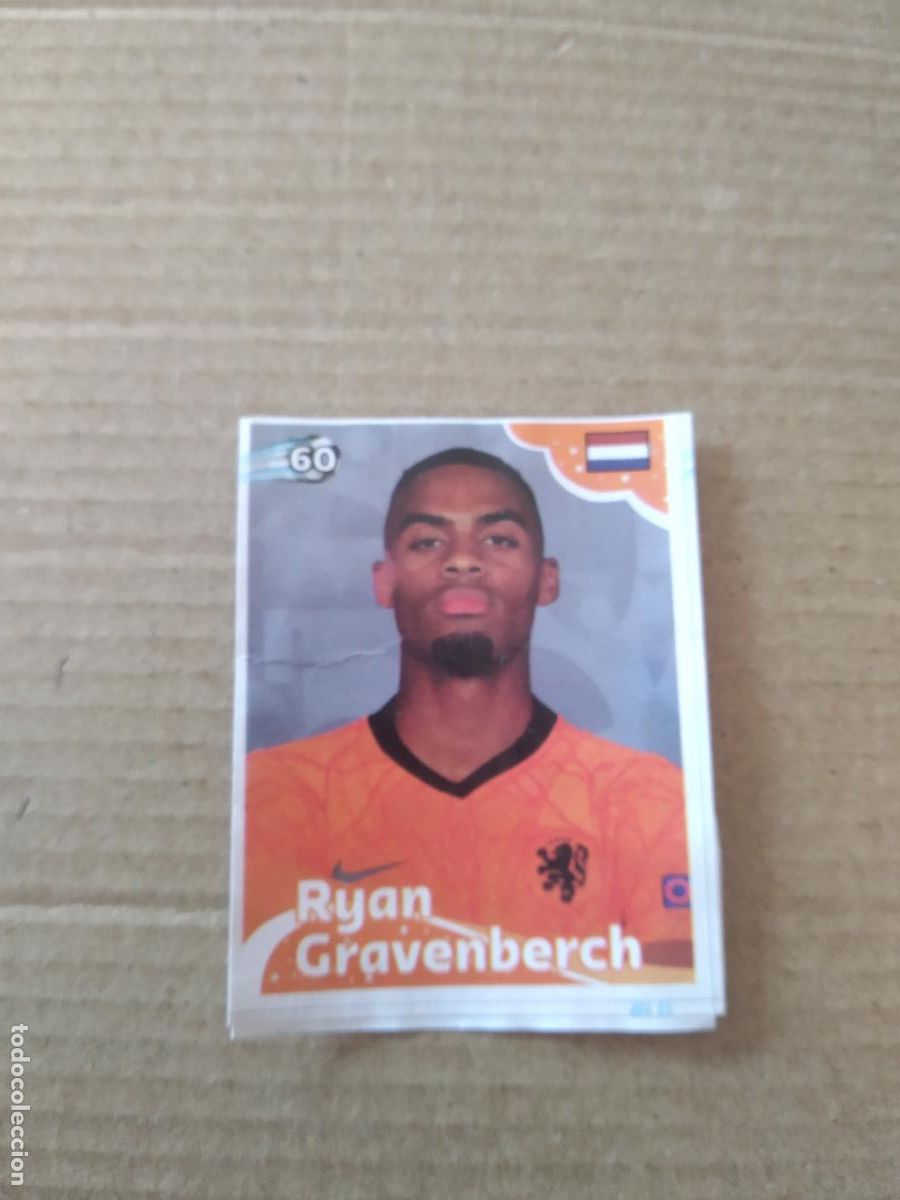 Cromos de f&uacute;tbol: 60 RYAN GRAVENBERCH HOLANDA CROMO FUTBOL MUNDIAL 2022 EDITADO EN BRASIL WORLD CUP COPA DEL MUNDO