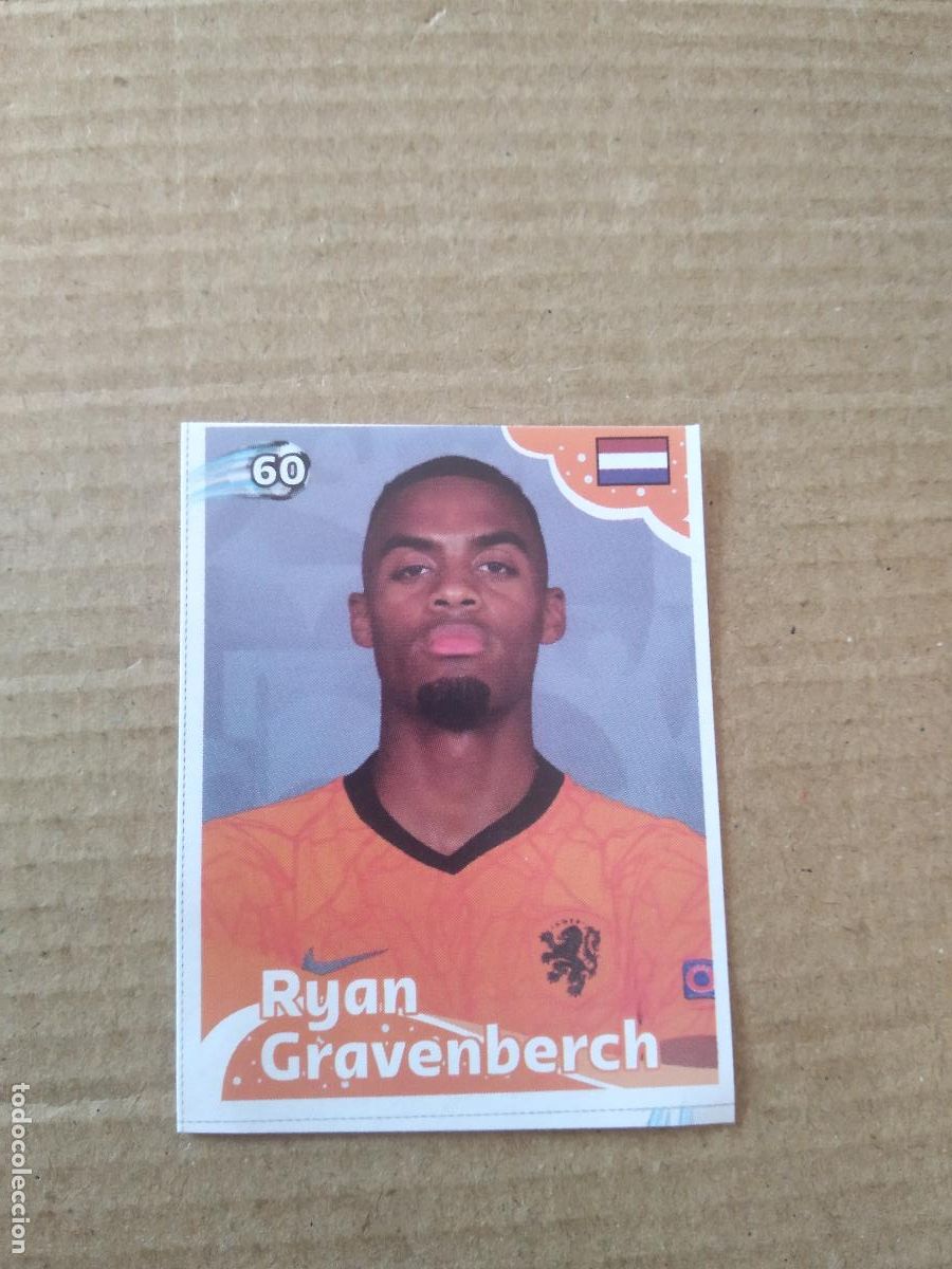 Cromos de f&uacute;tbol: 60 RYAN GRAVENBERCH HOLANDA CROMO FUTBOL MUNDIAL 2022 EDITADO EN BRASIL WORLD CUP COPA DEL MUNDO