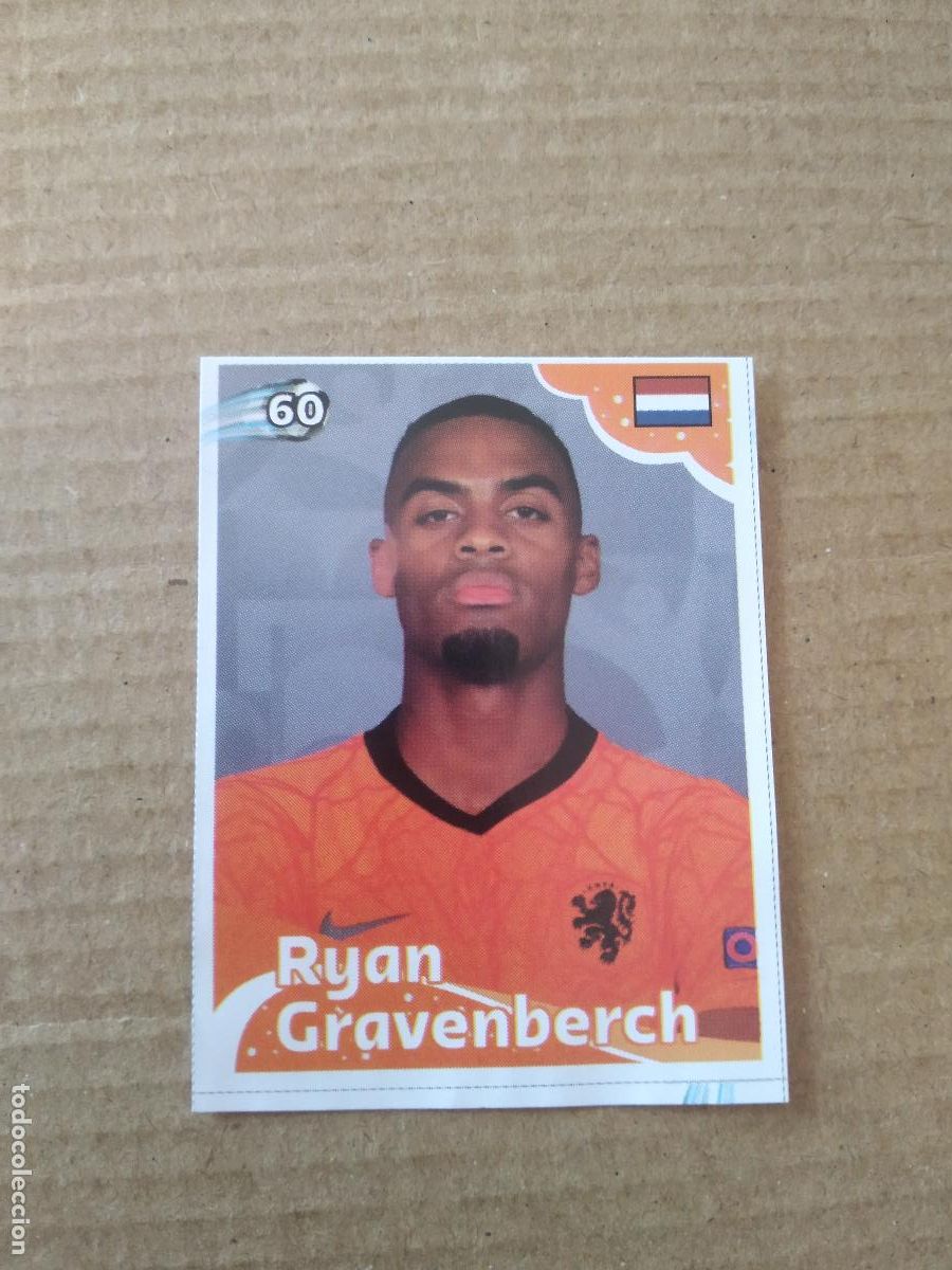 Cromos de f&uacute;tbol: 60 RYAN GRAVENBERCH HOLANDA CROMO FUTBOL MUNDIAL 2022 EDITADO EN BRASIL WORLD CUP COPA DEL MUNDO