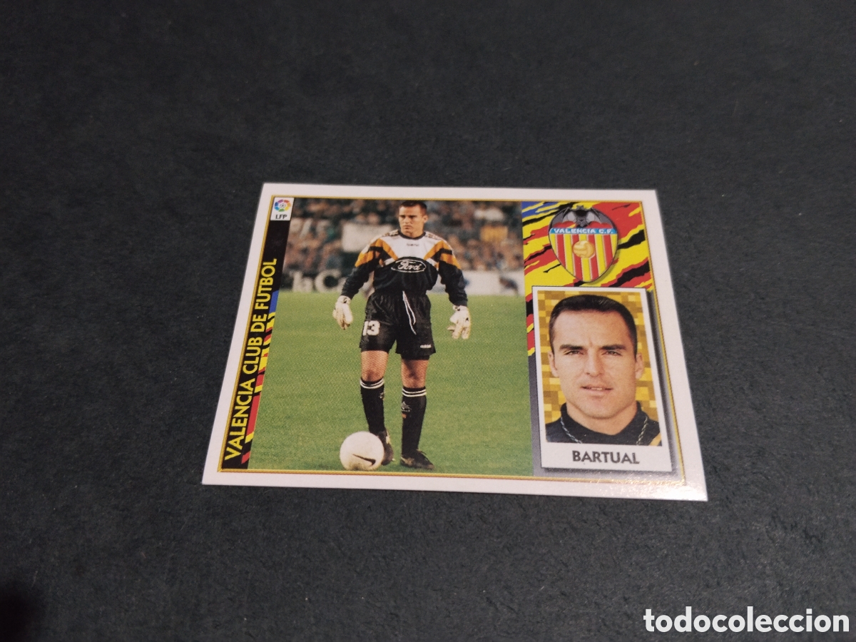 Cromos de f&uacute;tbol: Cromo futbol 97-98 Bartual, Valencia
