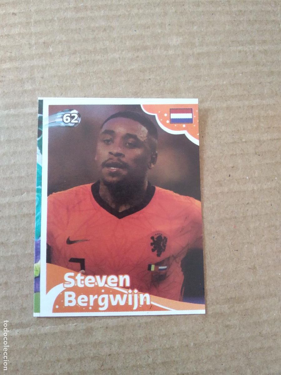 Cromos de f&uacute;tbol: 62 STEVEN BERGWIJN HOLANDA CROMO FUTBOL MUNDIAL 2022 EDITADO EN BRASIL WORLD CUP COPA DEL MUNDO