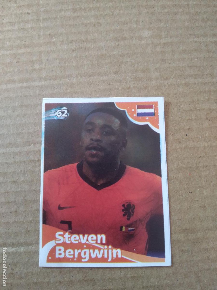 Cromos de f&uacute;tbol: 62 STEVEN BERGWIJN HOLANDA CROMO FUTBOL MUNDIAL 2022 EDITADO EN BRASIL WORLD CUP COPA DEL MUNDO