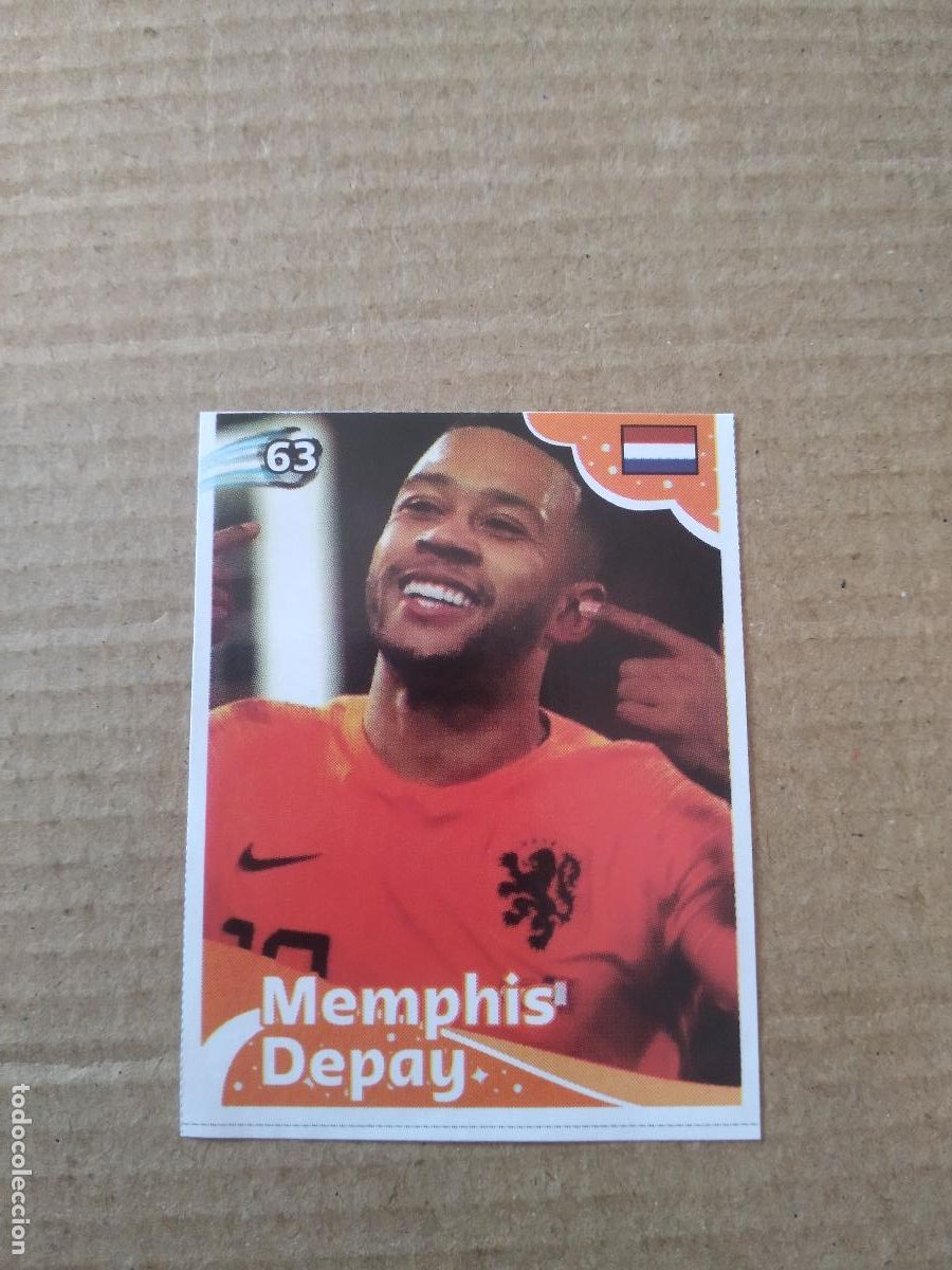 Cromos de f&uacute;tbol: 63 MEMPHIS DEPAY HOLANDA CROMO FUTBOL MUNDIAL 2022 EDITADO EN BRASIL WORLD CUP COPA DEL MUNDO