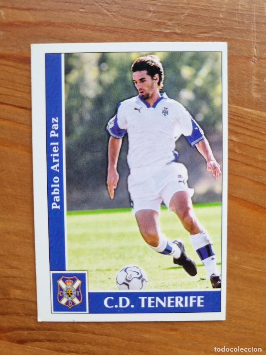 Cromos de Futebol: 410 PABLO PAZ (CD Tenerife). Las Fichas de la Liga 2001 2002 01 02 (Mundicromo)