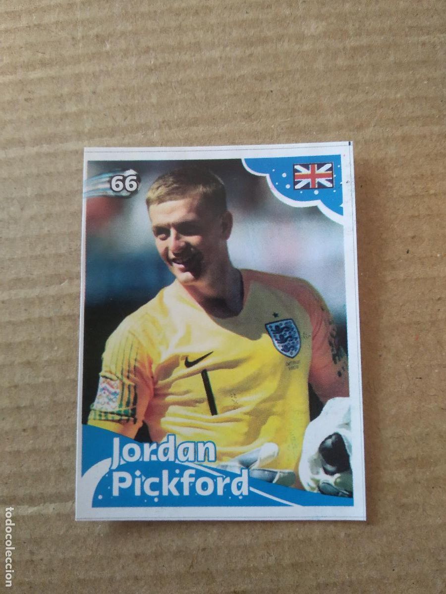 Cromos de f&uacute;tbol: 66 JORDAN PICKFORD INGLATERRA CROMO FUTBOL MUNDIAL 2022 EDITADO EN BRASIL WORLD CUP COPA DEL MUNDO