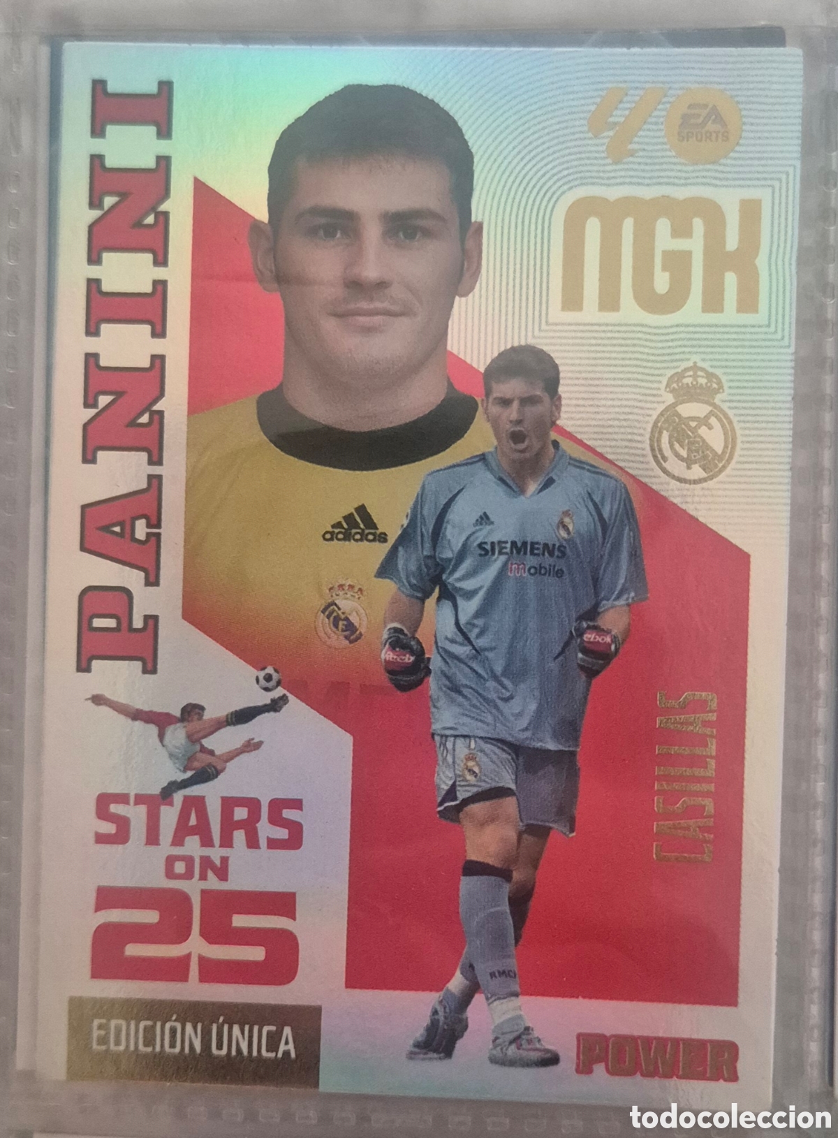 Cromos de f&uacute;tbol: Casillas madrid edicion unica stars on 25 megacracks 26 27