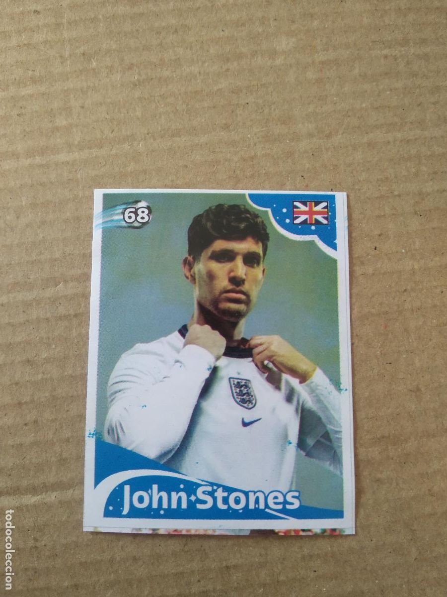 Cromos de f&uacute;tbol: 68 JOHN STONES INGLATERRA CROMO FUTBOL MUNDIAL 2022 EDITADO EN BRASIL WORLD CUP COPA DEL MUNDO