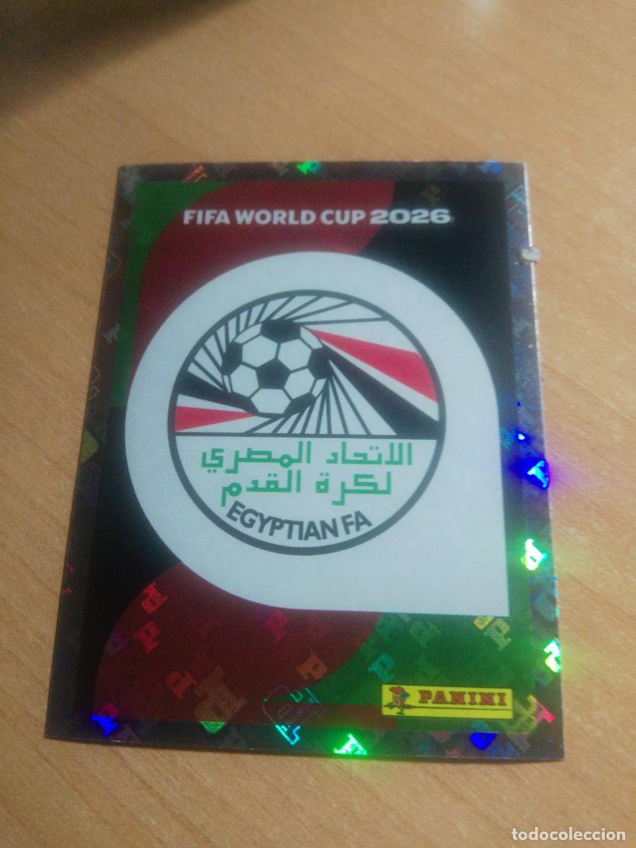 Cartes &agrave; collectionner de Football: EGY 1 1 ESCUDO DE EGIPTO MUNDIAL FIFA WORLD CUP 2026 26 PANINI STICKERS NUEVO