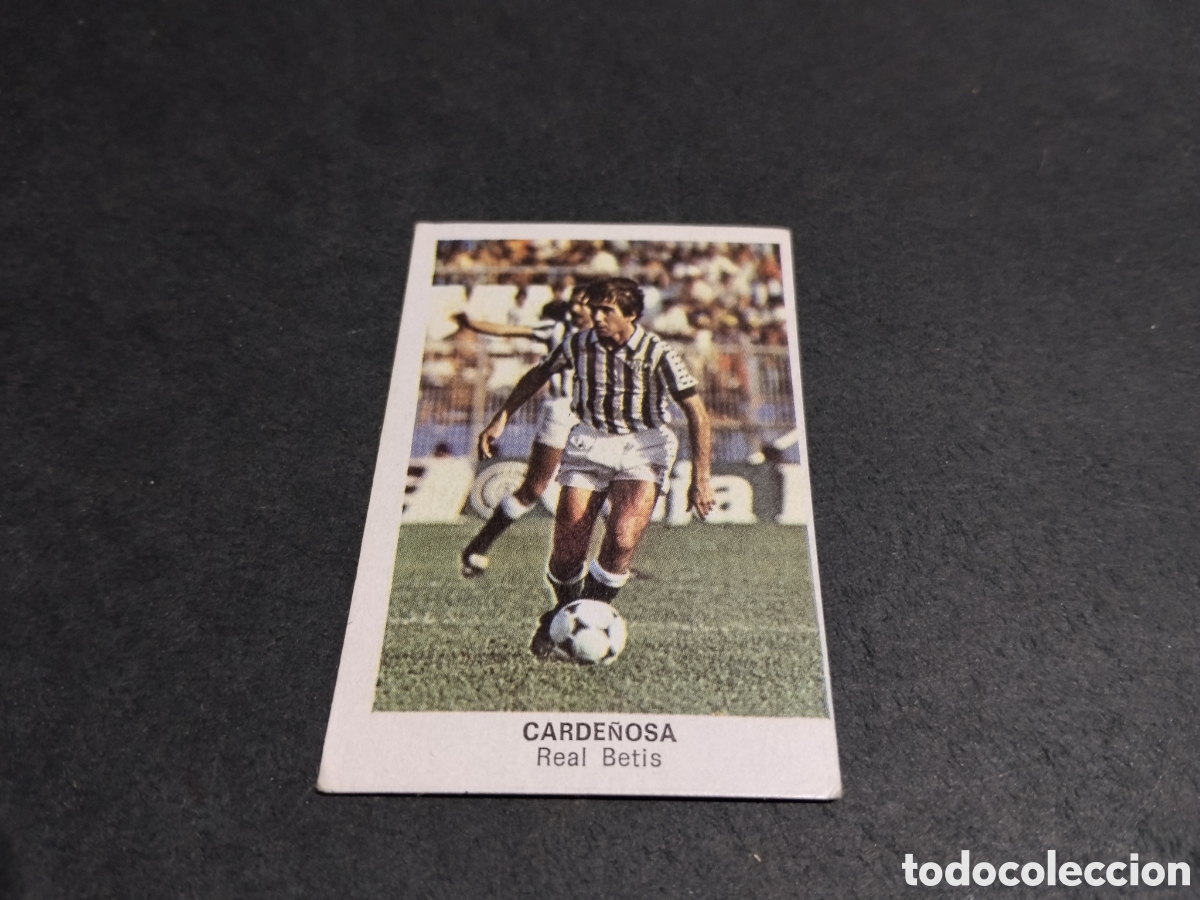Cromos de f&uacute;tbol: Cromo futbol 84 Carde&ntilde;osa, Real Betis