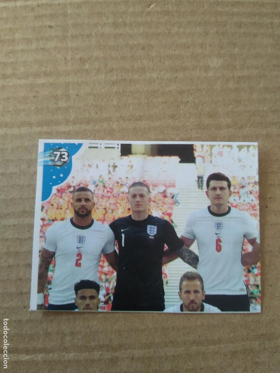 Cromos de f&uacute;tbol: 73 EQUIPO PLANTILLA INGLATERRA CROMO FUTBOL MUNDIAL 2022 EDITADO EN BRASIL WORLD CUP COPA DEL MUNDO