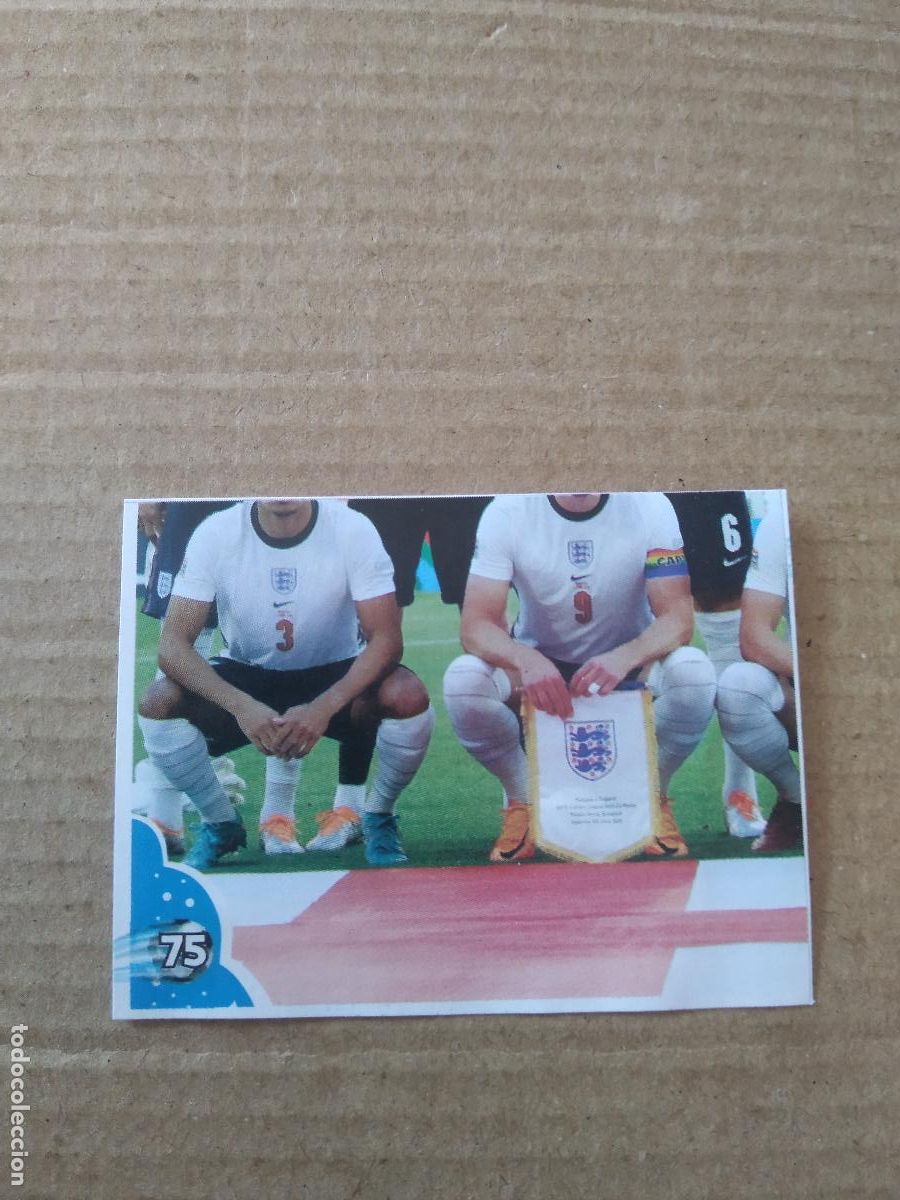 Cromos de f&uacute;tbol: 75 EQUIPO PLANTILLA INGLATERRA CROMO FUTBOL MUNDIAL 2022 EDITADO EN BRASIL WORLD CUP COPA DEL MUNDO