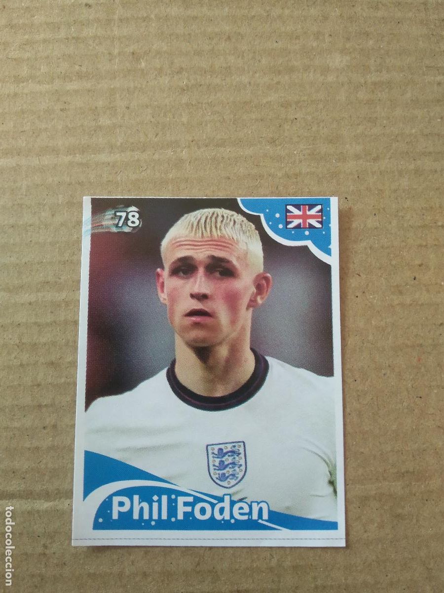 Cromos de f&uacute;tbol: 78 PHIL FODEN INGLATERRA CROMO FUTBOL MUNDIAL 2022 EDITADO EN BRASIL WORLD CUP COPA DEL MUNDO