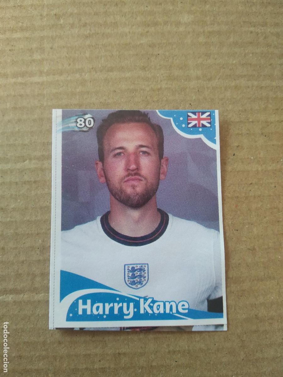 Cromos de f&uacute;tbol: 80 HARRY KANE INGLATERRA CROMO FUTBOL MUNDIAL 2022 EDITADO EN BRASIL WORLD CUP COPA DEL MUNDO