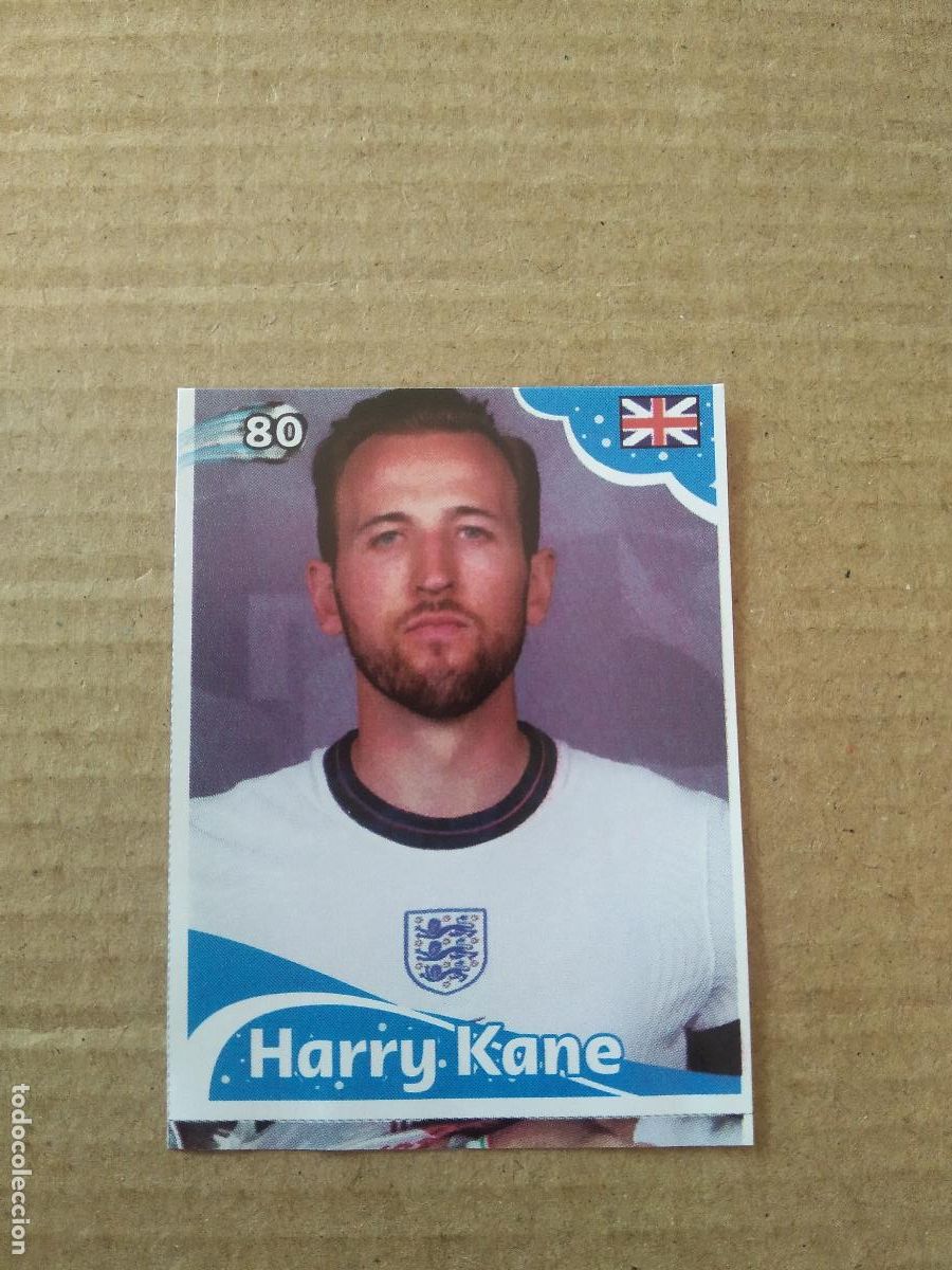 Cromos de f&uacute;tbol: 80 HARRY KANE INGLATERRA CROMO FUTBOL MUNDIAL 2022 EDITADO EN BRASIL WORLD CUP COPA DEL MUNDO