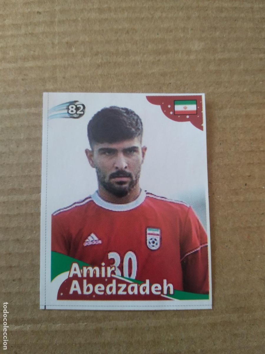 Cromos de f&uacute;tbol: 82 AMIR ABEDZADEH IRAN CROMO FUTBOL MUNDIAL 2022 EDITADO EN BRASIL WORLD CUP COPA DEL MUNDO