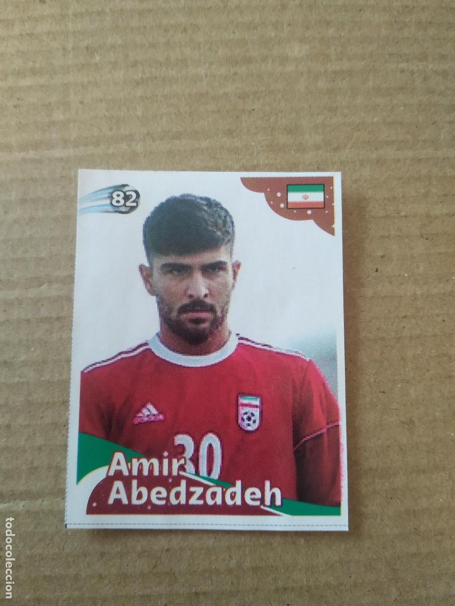 Cromos de f&uacute;tbol: 82 AMIR ABEDZADEH IRAN CROMO FUTBOL MUNDIAL 2022 EDITADO EN BRASIL WORLD CUP COPA DEL MUNDO