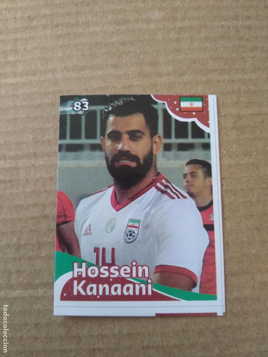 Figurine di Calcio: 83 HOSSEIN KANAANI IRAN CROMO FUTBOL MUNDIAL 2022 EDITADO EN BRASIL WORLD CUP COPA DEL MUNDO