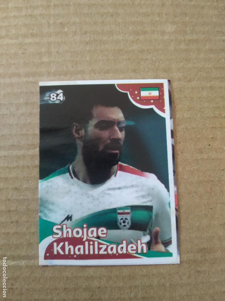 Cromos de f&uacute;tbol: 84 SHOJAE KHALILZADEH IRAN CROMO FUTBOL MUNDIAL 2022 EDITADO EN BRASIL WORLD CUP COPA DEL MUNDO