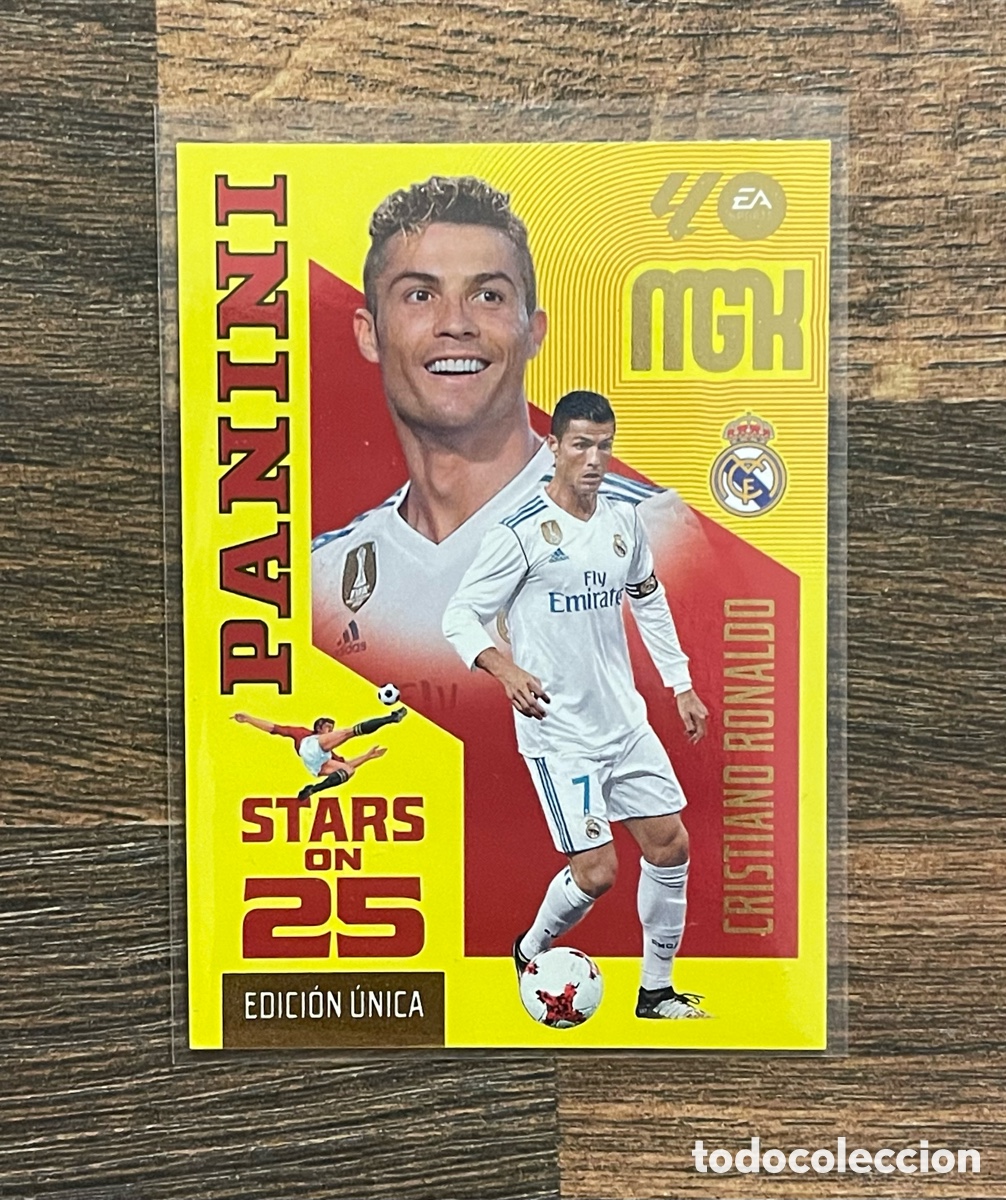 Cromos de f&uacute;tbol: Megacracks 2026/27 Cristiano Ronaldo &ldquo;Stars on 25&rdquo;