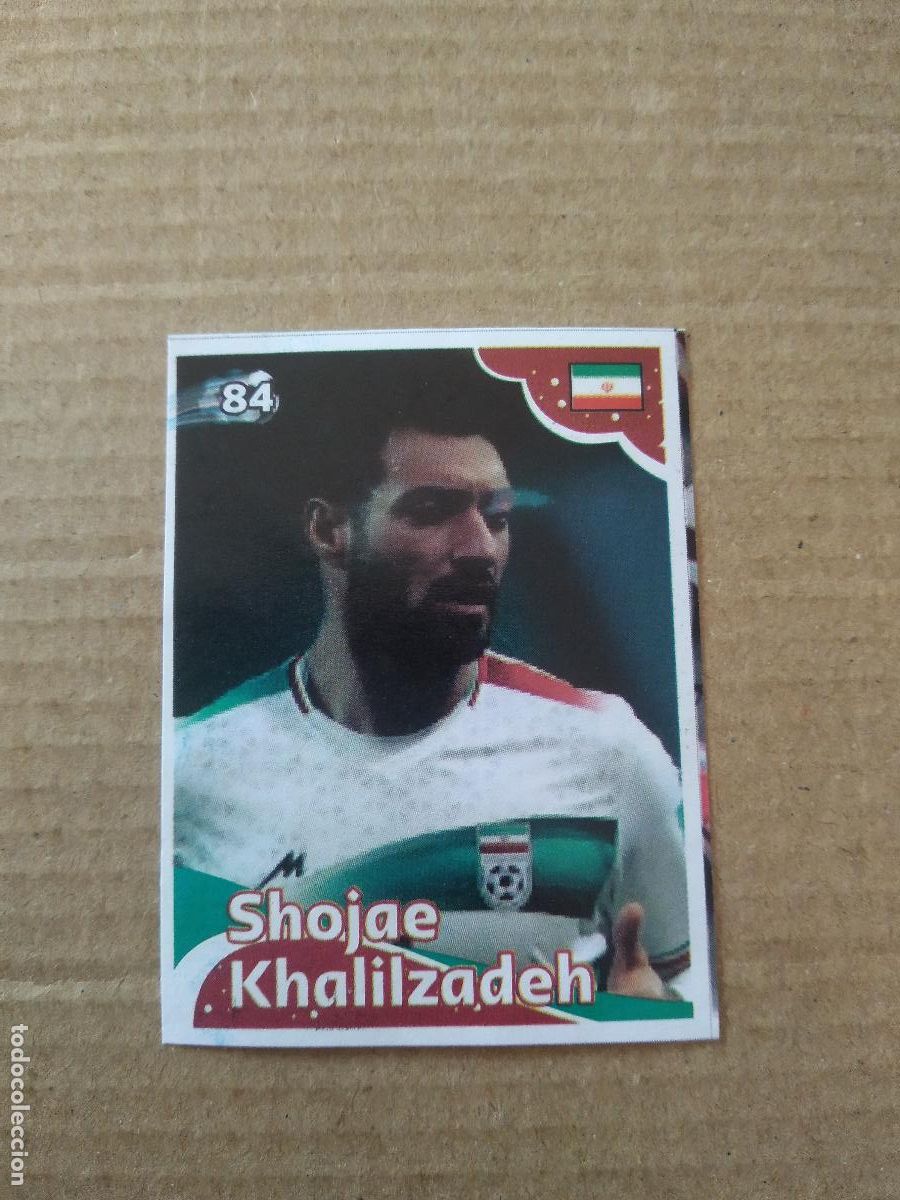 Cromos de f&uacute;tbol: 84 SHOJAE KHALILZADEH IRAN CROMO FUTBOL MUNDIAL 2022 EDITADO EN BRASIL WORLD CUP COPA DEL MUNDO