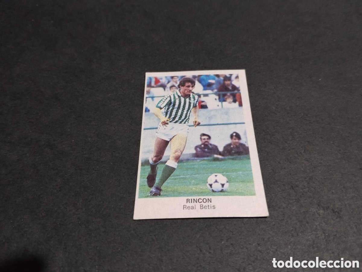 Cromos de f&uacute;tbol: Cromo futbol 84 Rinc&oacute;n, Real Betis