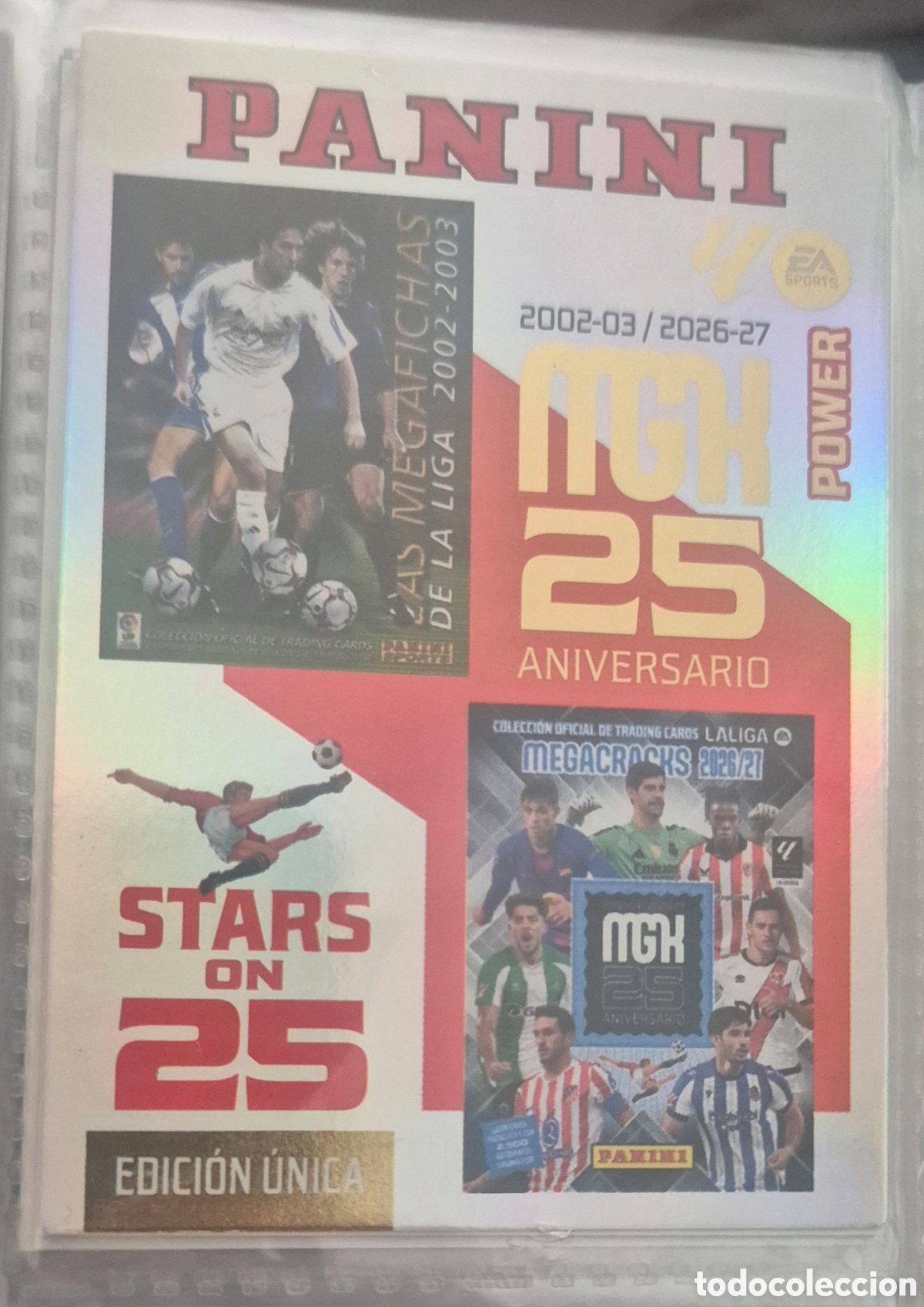 Cromos de f&uacute;tbol: Megacracks 25 aniversario edicion unica stars on 25 Megacracks 26 27
