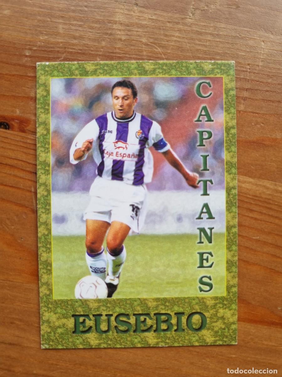 Cromos de f&uacute;tbol: 461 EUSEBIO (Real Valladolid) CAPITANES. Las Fichas de la Liga 2001 2002 01 02 (Mundicromo)