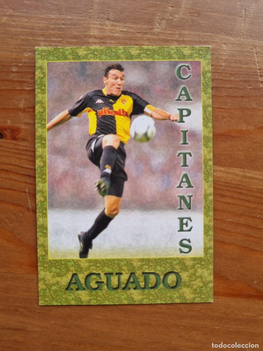 Cromos de f&uacute;tbol: 462 AGUADO (Real Zaragoza) CAPITANES. Las Fichas de la Liga 2001 2002 01 02 (Mundicromo)
