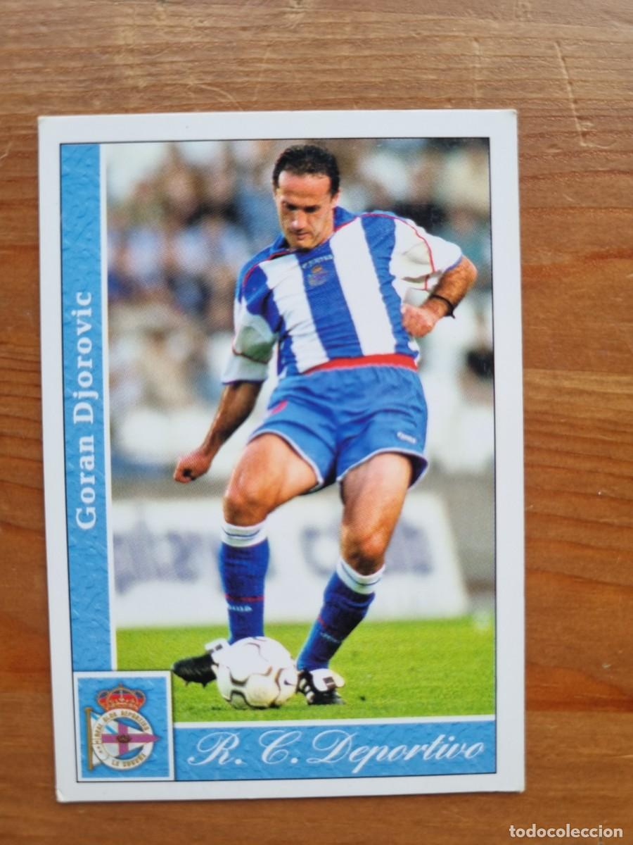 Cromos de f&uacute;tbol: 470 DJOROVIC (Deportivo La Coru&ntilde;a) &Uacute;LTIMA HORA. Las Fichas de la Liga 2001 2002 01 02 (Mundicromo)