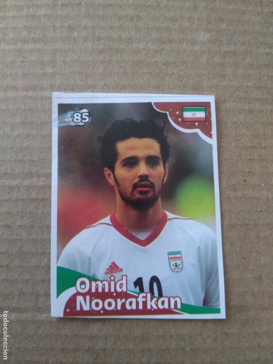 Cromos de f&uacute;tbol: 85 OMID NOORAFKAN IRAN CROMO FUTBOL MUNDIAL 2022 EDITADO EN BRASIL WORLD CUP COPA DEL MUNDO