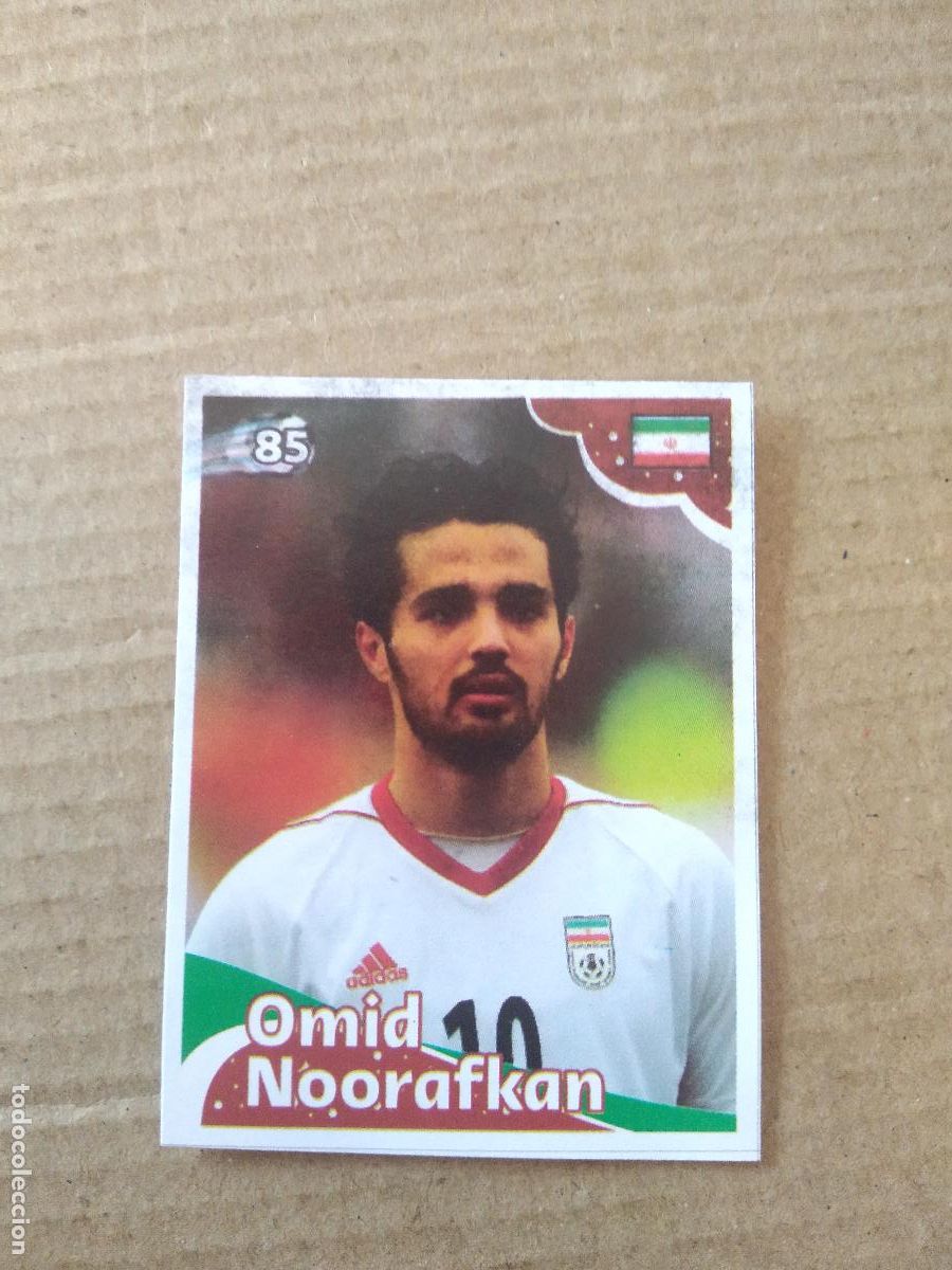 Cromos de f&uacute;tbol: 85 OMID NOORAFKAN IRAN CROMO FUTBOL MUNDIAL 2022 EDITADO EN BRASIL WORLD CUP COPA DEL MUNDO
