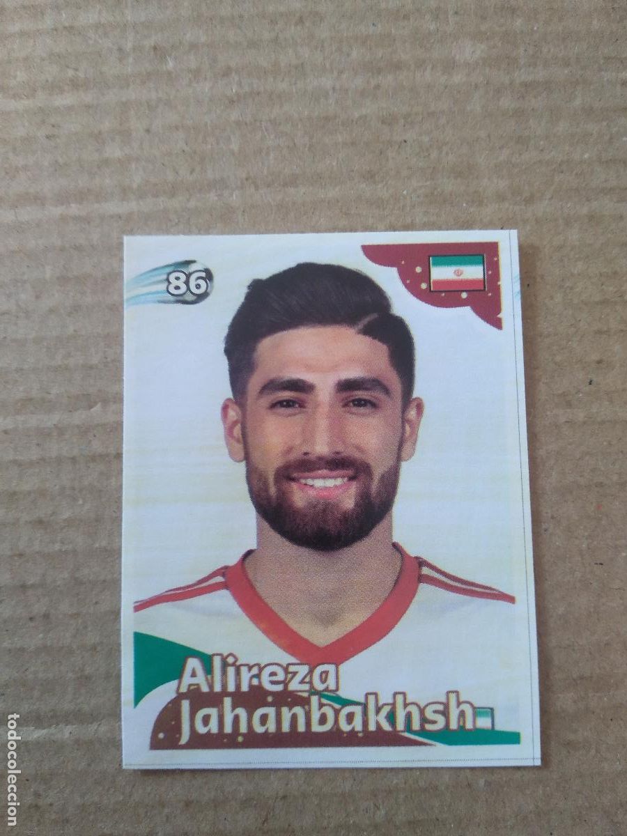 Cromos de f&uacute;tbol: 86 ALIREZA JAHANBAKHSH IRAN CROMO FUTBOL MUNDIAL 2022 EDITADO EN BRASIL WORLD CUP COPA DEL MUNDO