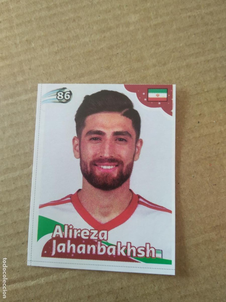 Cromos de f&uacute;tbol: 86 ALIREZA JAHANBAKHSH IRAN CROMO FUTBOL MUNDIAL 2022 EDITADO EN BRASIL WORLD CUP COPA DEL MUNDO