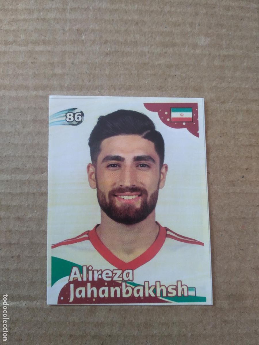 Cromos de f&uacute;tbol: 86 ALIREZA JAHANBAKHSH IRAN CROMO FUTBOL MUNDIAL 2022 EDITADO EN BRASIL WORLD CUP COPA DEL MUNDO