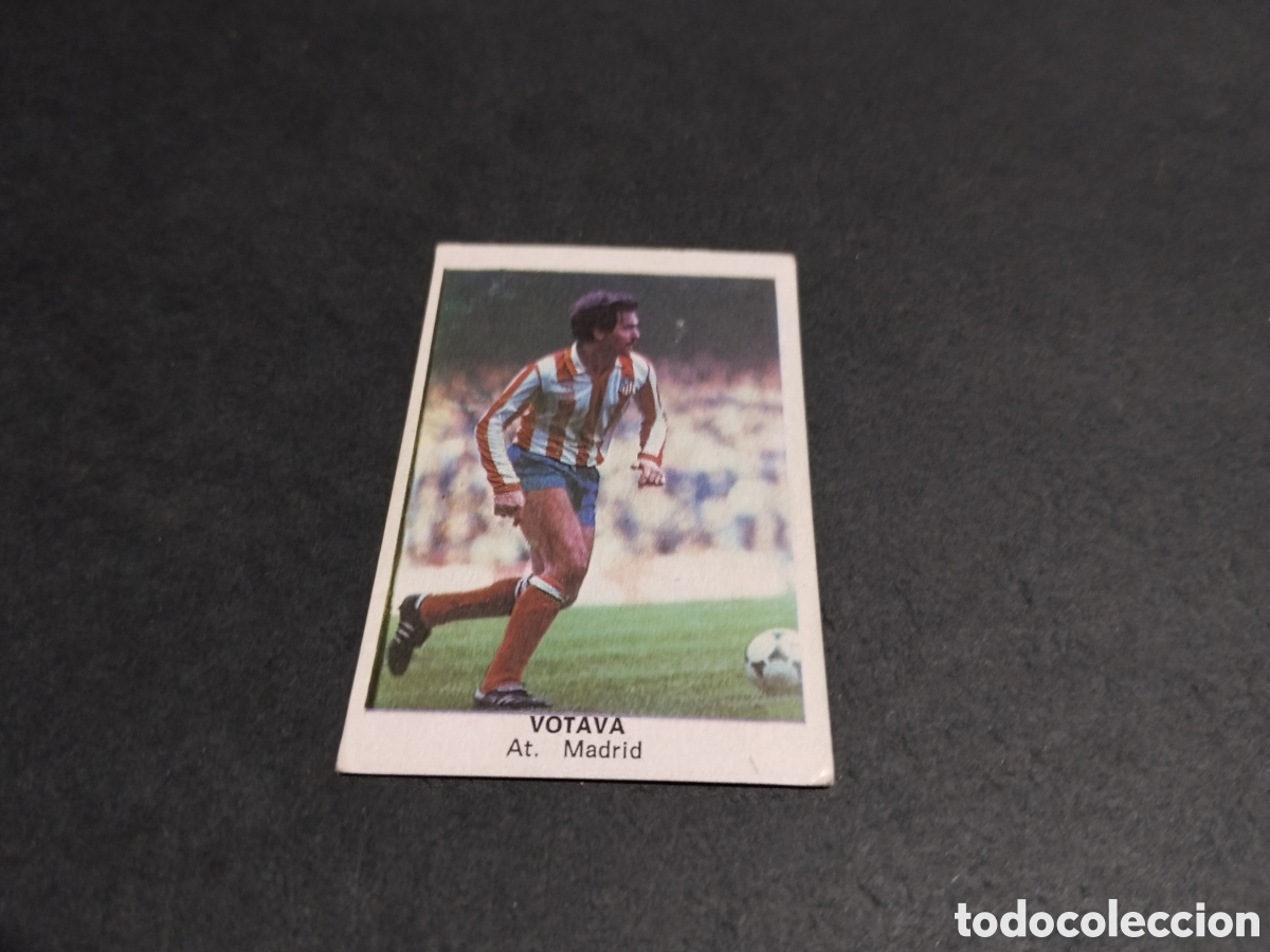 Cromos de f&uacute;tbol: Cromo futbol 84 Votava, Atl&eacute;tico de Madrid