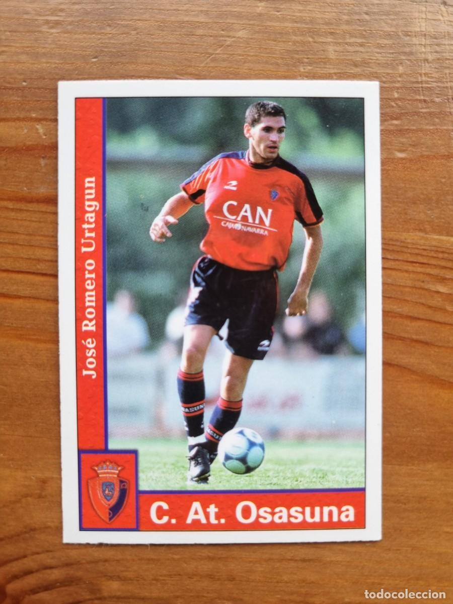 Cromos de f&uacute;tbol: 496 JOSETXO (CA Osasuna) &Uacute;LTIMA HORA. Las Fichas de la Liga 2001 2002 01 02 (Mundicromo)