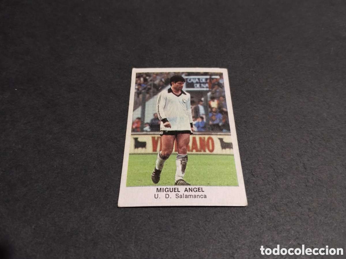 Cromos de f&uacute;tbol: Cromo futbol 84 Miguel &Aacute;ngel, UD Salamanca