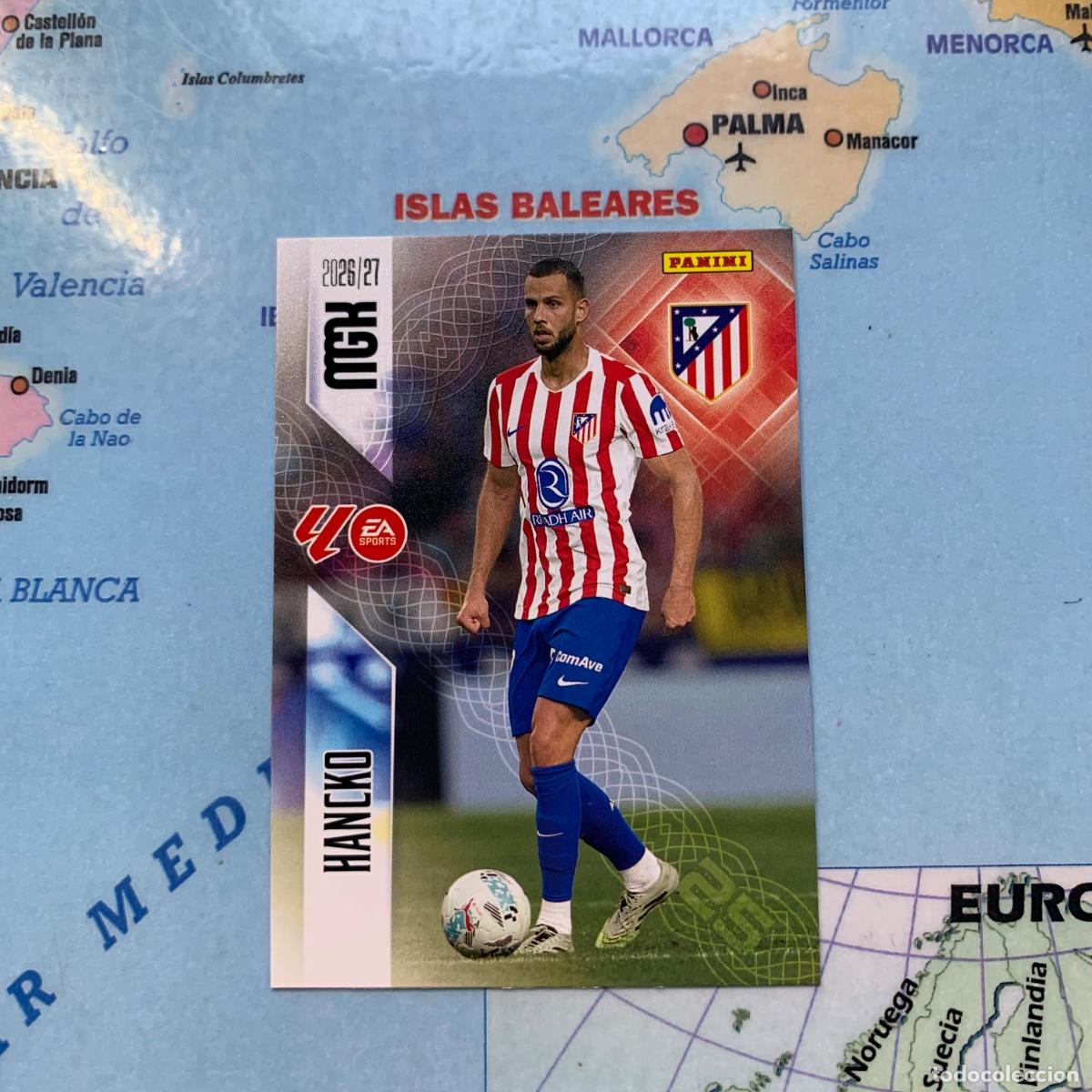 Fu&szlig;ball-Sticker: Hancko n&uacute;mero 62 del Atl&eacute;tico de Madrid megacracks 26-27 2026-2027