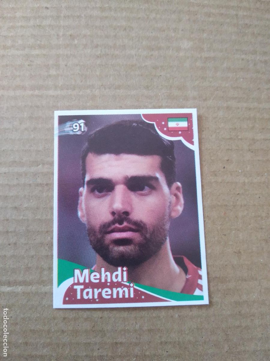 Fu&szlig;ball-Sticker: 91 MEHDI TAREMI IRAN CROMO FUTBOL MUNDIAL 2022 EDITADO EN BRASIL WORLD CUP COPA DEL MUNDO