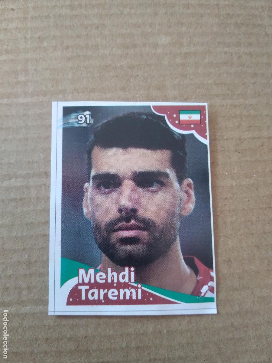 Fu&szlig;ball-Sticker: 91 MEHDI TAREMI IRAN CROMO FUTBOL MUNDIAL 2022 EDITADO EN BRASIL WORLD CUP COPA DEL MUNDO
