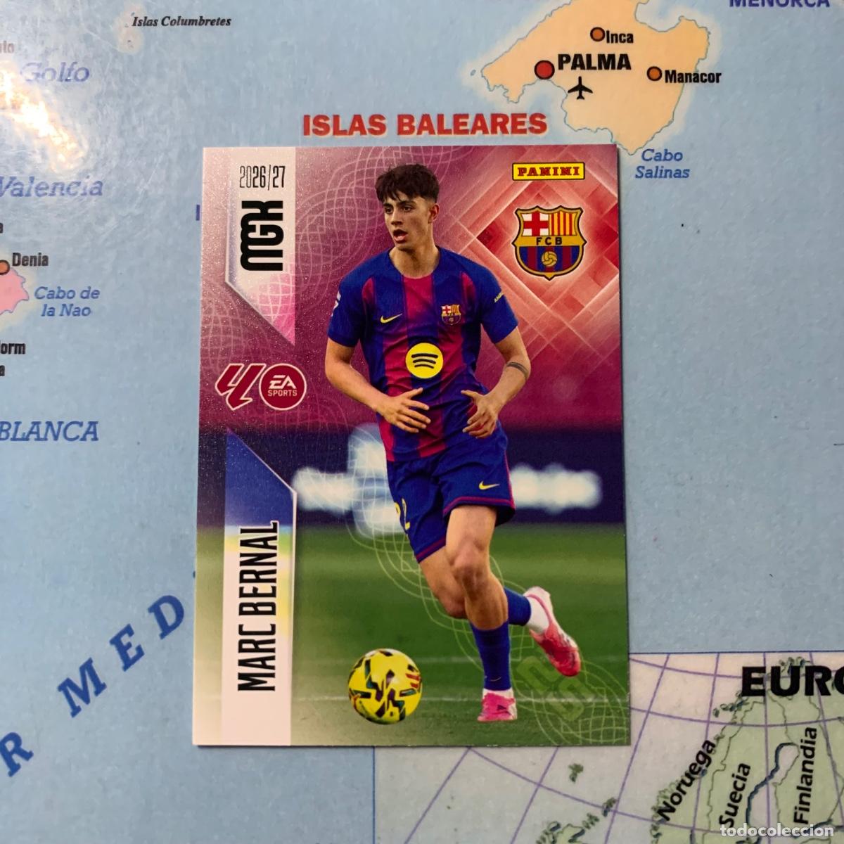 Cromos de Futebol: Marc Bernal n&uacute;mero 83 del Barcelona megacracks 26-27 2026-2027