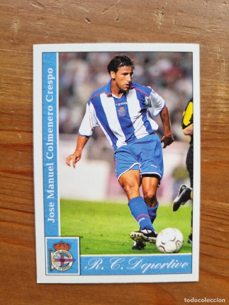 Fu&szlig;ball-Sticker: 516 JOS&Eacute; MANUEL (RC Deportivo) &Uacute;LTIMA HORA. Las Fichas de la Liga 2001 2002 01 02 (Mundicromo)