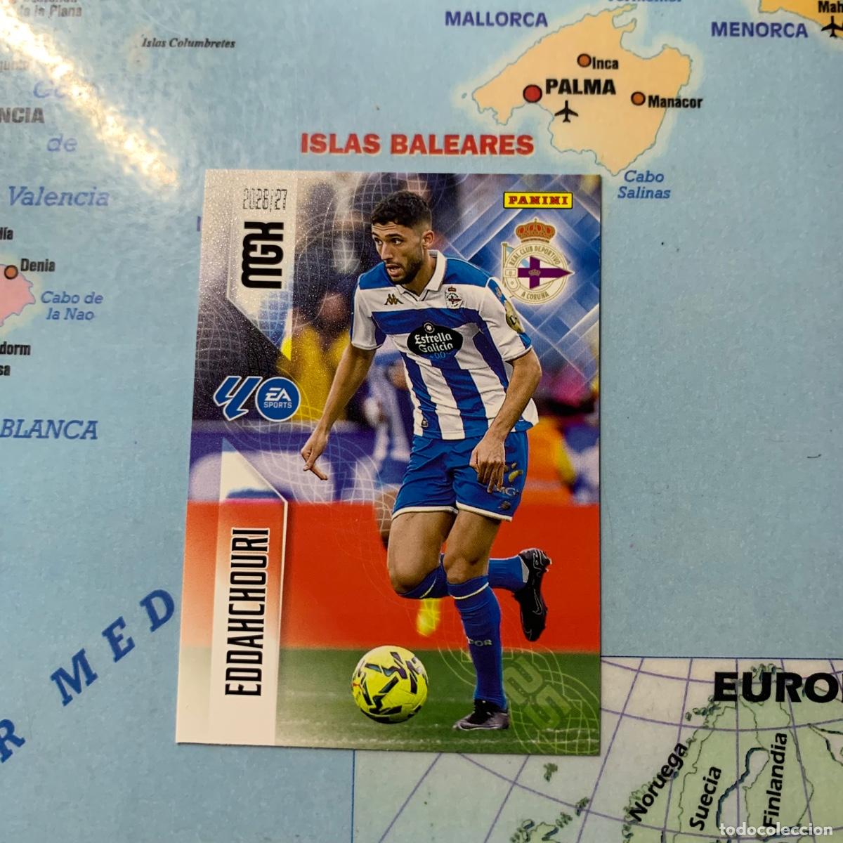 Cromos de f&uacute;tbol: Eddahchouri numero 143 del deportivo de La Coru&ntilde;a megacracks 26-27 2026-2027