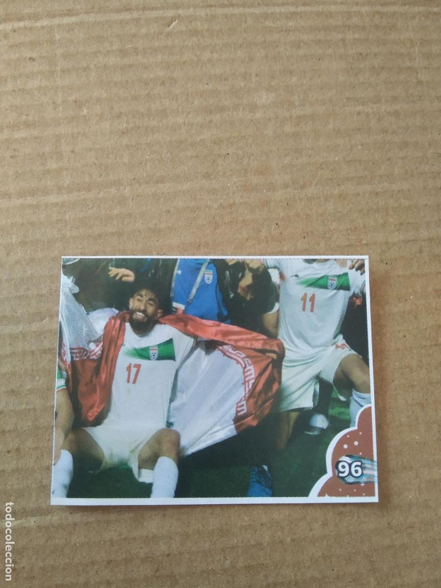 Cromos de f&uacute;tbol: 96 EQUIPO PLANTILLA IRAN CROMO FUTBOL MUNDIAL 2022 EDITADO EN BRASIL WORLD CUP COPA DEL MUNDO