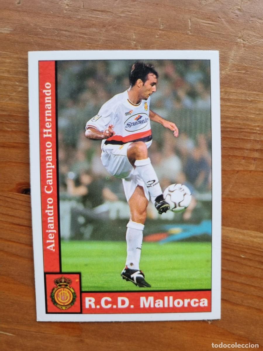 Cromos de f&uacute;tbol: 517 CAMPANO (RCD Mallorca) &Uacute;LTIMA HORA. Las Fichas de la Liga 2001 2002 01 02 (Mundicromo)