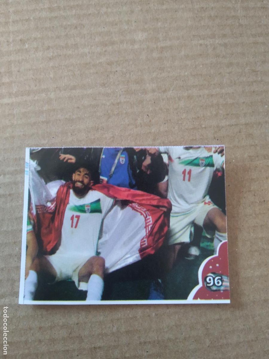 Cromos de f&uacute;tbol: 96 EQUIPO PLANTILLA IRAN CROMO FUTBOL MUNDIAL 2022 EDITADO EN BRASIL WORLD CUP COPA DEL MUNDO